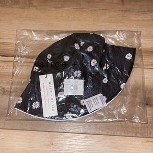 Cute navy bucket hat